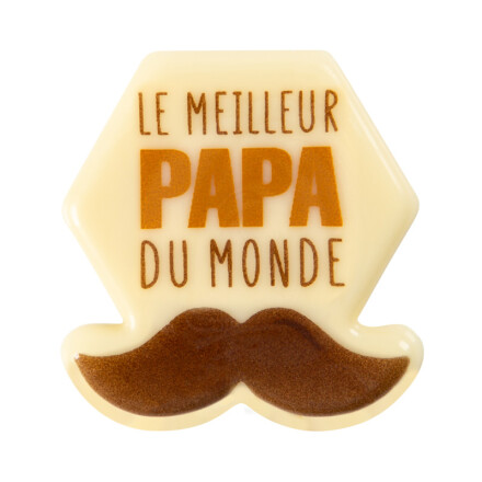 2011034 MEILLEUR PAPA DU MONDE PLATE 120 ST/PC