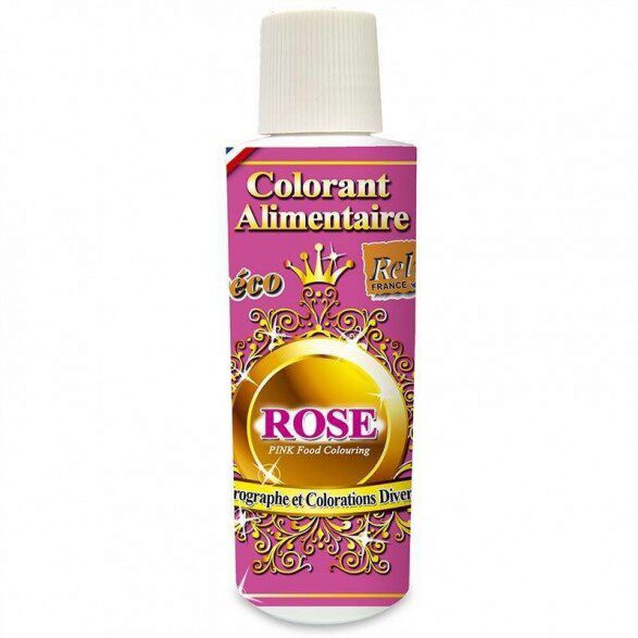 VLOEIBAAR EETBAAR KLEURSTOF 125ML ROZE=FLES