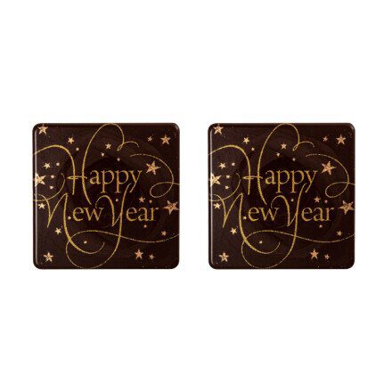 14628 PLAATJE HAPPY NEW YEAR 120 STUKKEN = DOOS