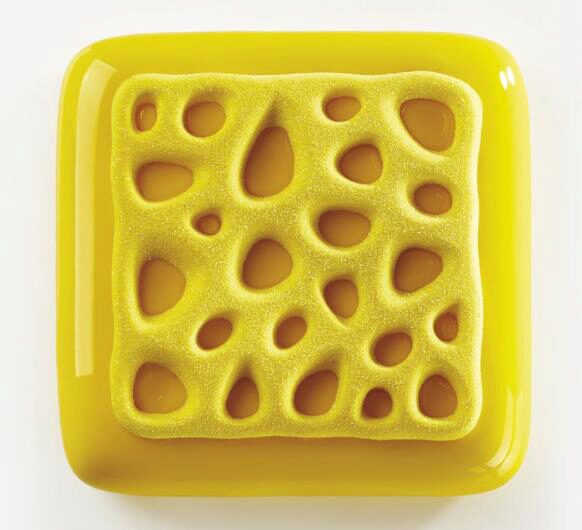 PAVOCAKE MOULE "EPONGE 2 EMPREINTE 135X135XHT10MM 80ML 175X297MM