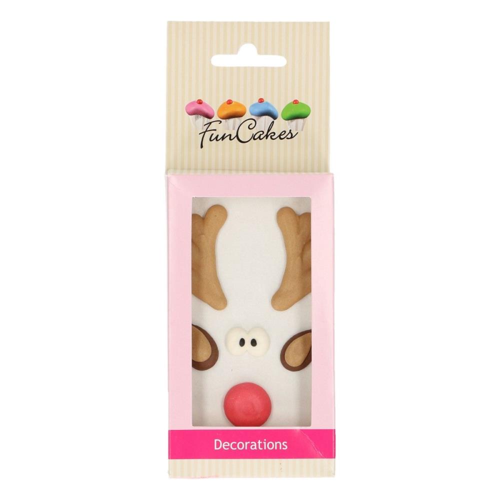 SET DE DECORATION EN SUCRE RUDOLPH