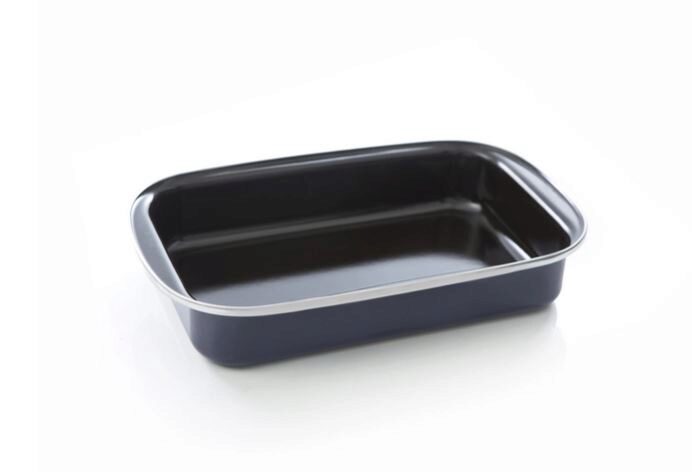 BK FORTALIT PLAT A FOUR ACIER EMAILLE  30X18CM