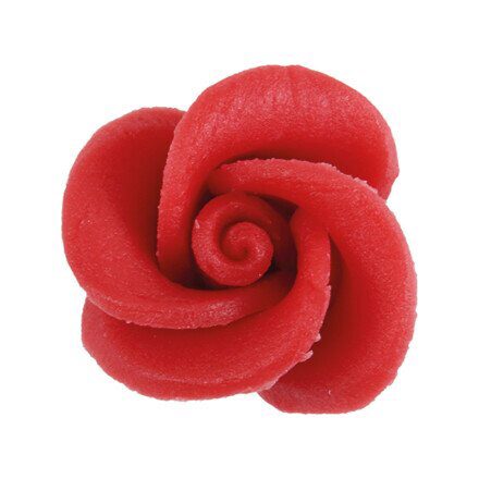 1053005 ROSE EN MASSEPAIN 35MM ROUGE 49PCES