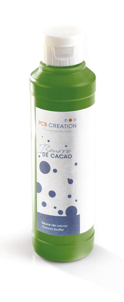 004656 PCB BEURRE DE CACAO COLORÉ VERT NATUREL 200G ***S/CD***