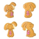 2069423 PINK RABBIT 4.4 X 4 CM 75PCES***S/CD***