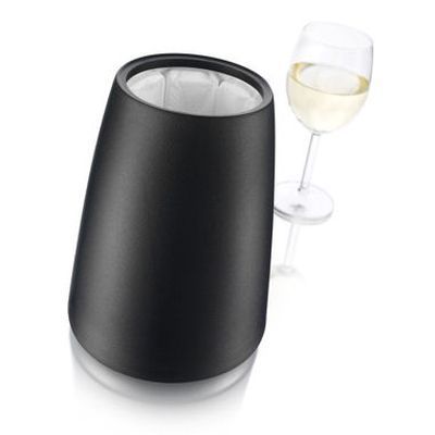 VACU VIN SEAU REFROIDISSEUR NOIR + RAPID ICE PRESTIGE