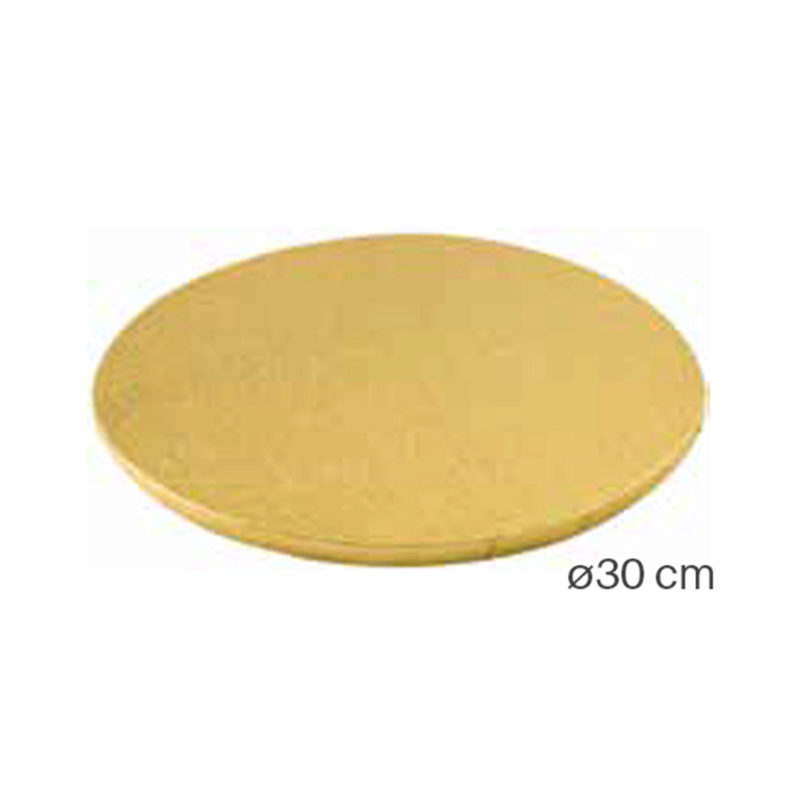 1030404 RONDE PLAAT Ø 30CM GOUD 
