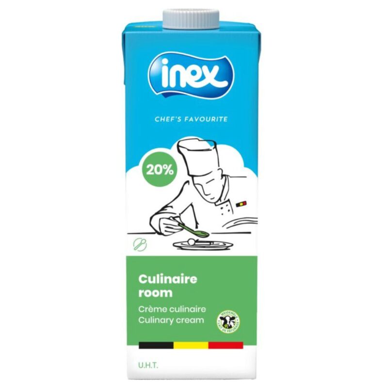 INEX 4655 CREME CULINAIRE TETRA PACK 20% UHT 1L
