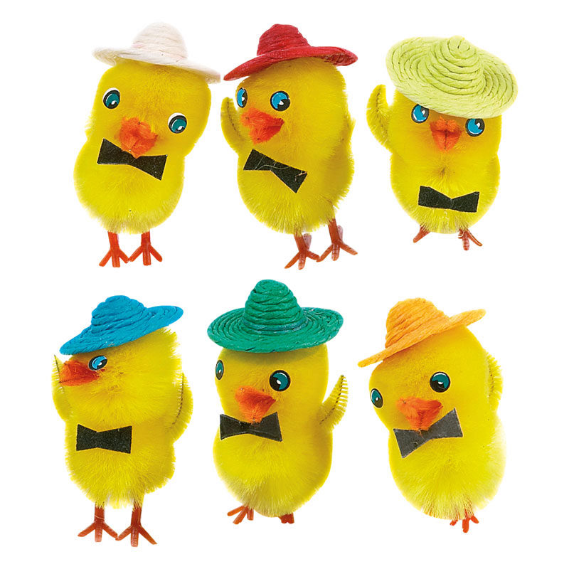 1059421 POUSSIN AVEC CHAPEAU 36PCES
