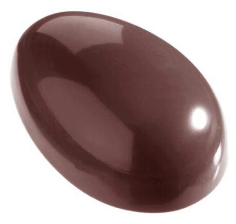MOULE À CHOCOLAT OEUF LISSE 81 MM CW1252 2X3 -- 83GR