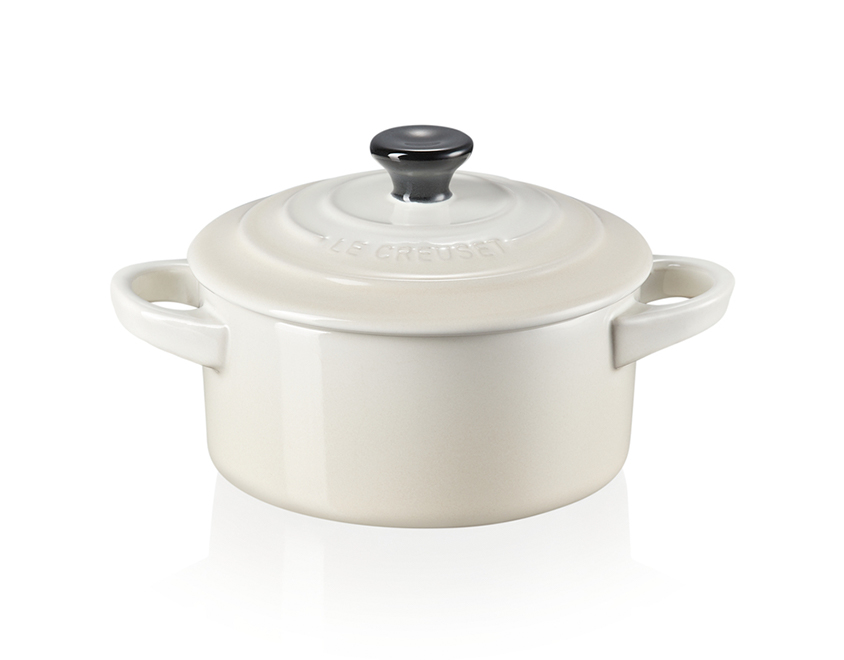 *FDS*LE CREUSET TERRE MINI-COCOTTE MERINGUE 10CM  0.20L