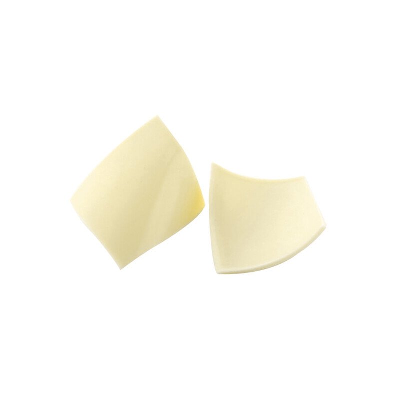 34944 GEKRULD PLAATJE WIT MINI 2,5CM 210PCS ***OP/ORDER***