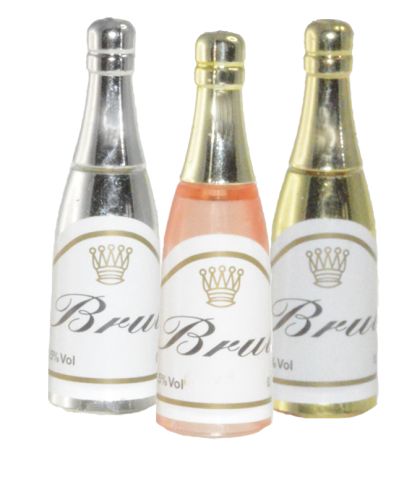 55MM COLOURED CHAMPAGNE BOTTLE BTE72PC