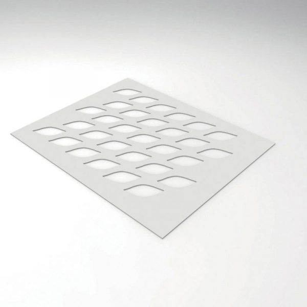 010738 PCB CHABLON POUR FEUILLE 7X3 CM- 30 EMPREINTES 1PCE ***S/CD***