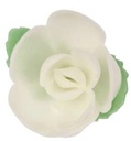 RMF05 MINI ROOS WAFER 30MM OP SET 3 PIONS WIT + ROZE + KARMIJNROZE 60 STUKS