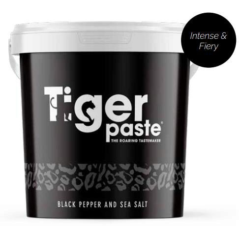 DEBCO TIGER PASTE BLACK PEPPER & SALT ULMER SPATZ 5KG BUCKET
