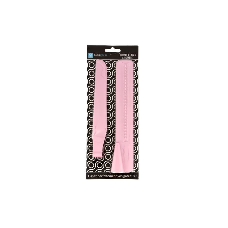 PATISDECOR SQUARE FOR SMOOTHING ICING 6CM TO 20CM HEIGHT