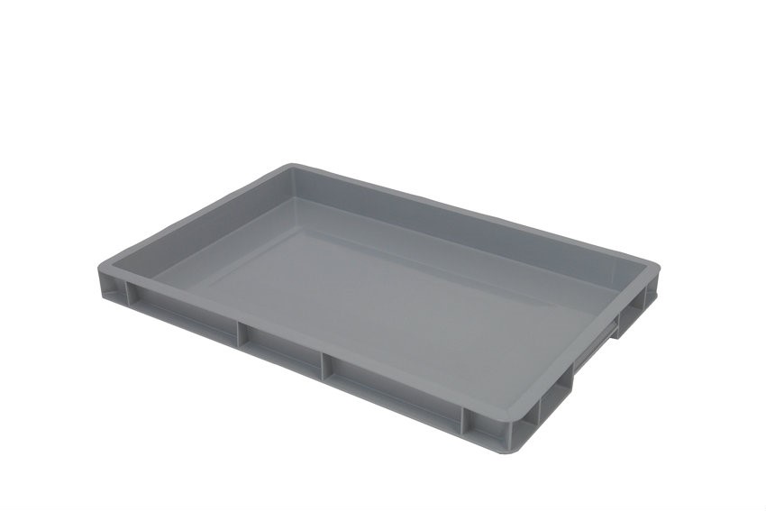 EURONORM BOX PF/FULL 60X40XH5CM GRAY - 8L BUDGET LINE