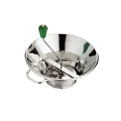 LT QUICK PASS VEGETABLE MILL 31CM TIN 3 GRIDS S3-1.5, 2.5 AND 4 MM-D14CM
