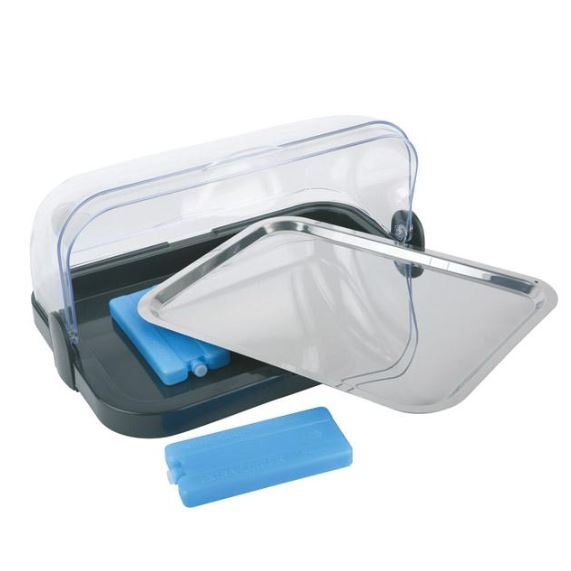 APS PLATEAU REFRIGERE AVEC COUVERCLE RABATTABLE 44X32CM H20,5CM *SCDE*
