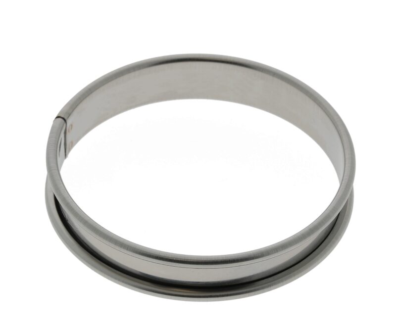 MF STAINLESS STEEL CIRCLE ROLLED EDGE Ø 8CM HT 1.6CM