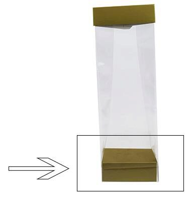 SOCLE N°8 AMANDE POUR FOND SACHET 8X5X3CM 100PCS