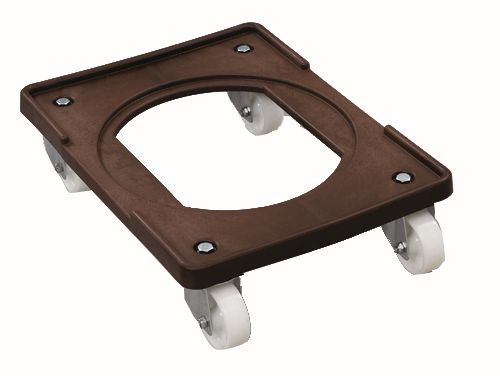 CHARIOT MARRON 48X37X13CM P/BAC INGREDIENT 15L& CONTENEUR 40L