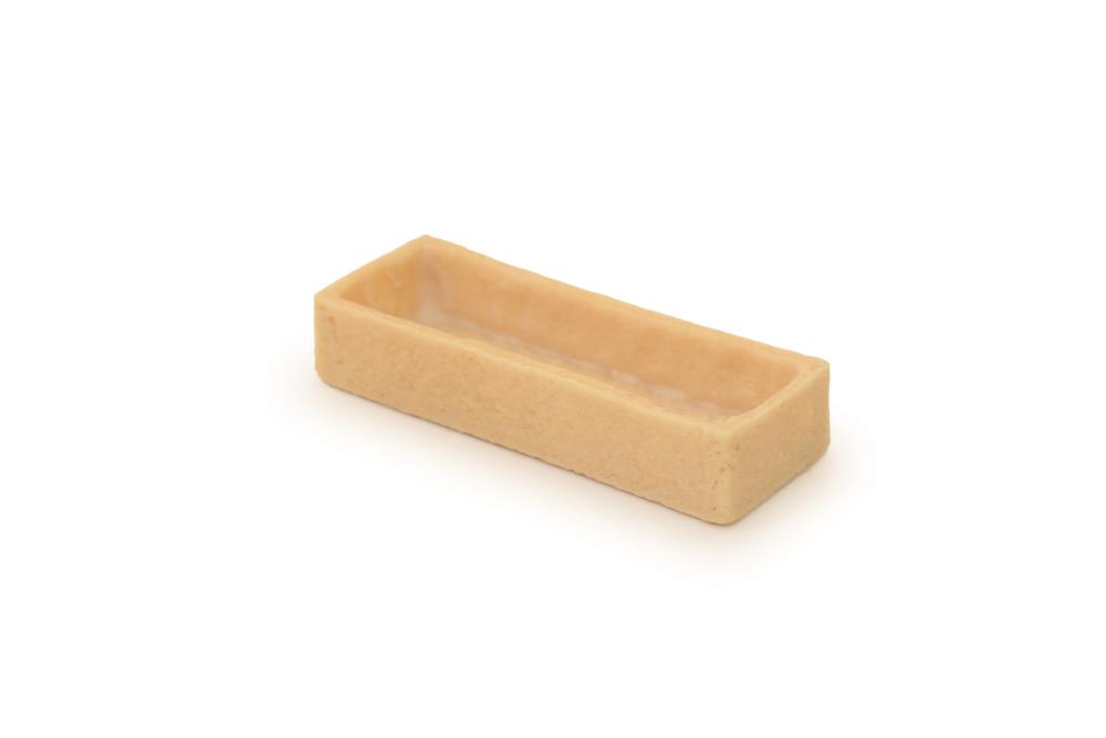 PIDY RECTANGULAR SHORTBREAD TARTLET 9.5X3.5CM TRENDY SHELL 54 PCES