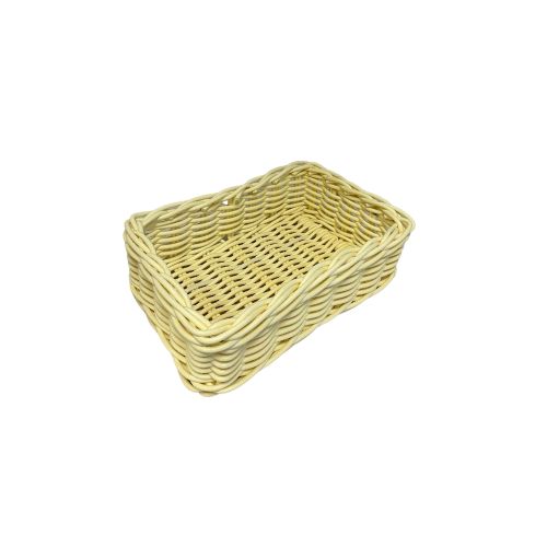 +PANIER COMPOSITE BEIGE RECTANGULAIRE 30*20*10 CM