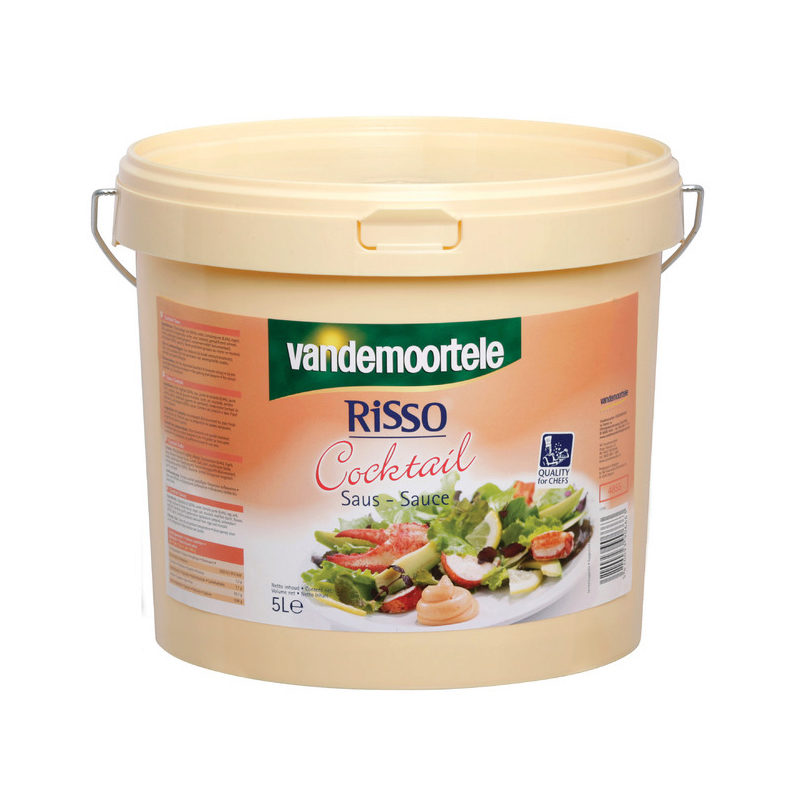VANDEMOORTELE COCKTAIL SAUCE RISSO 5L BUCKET