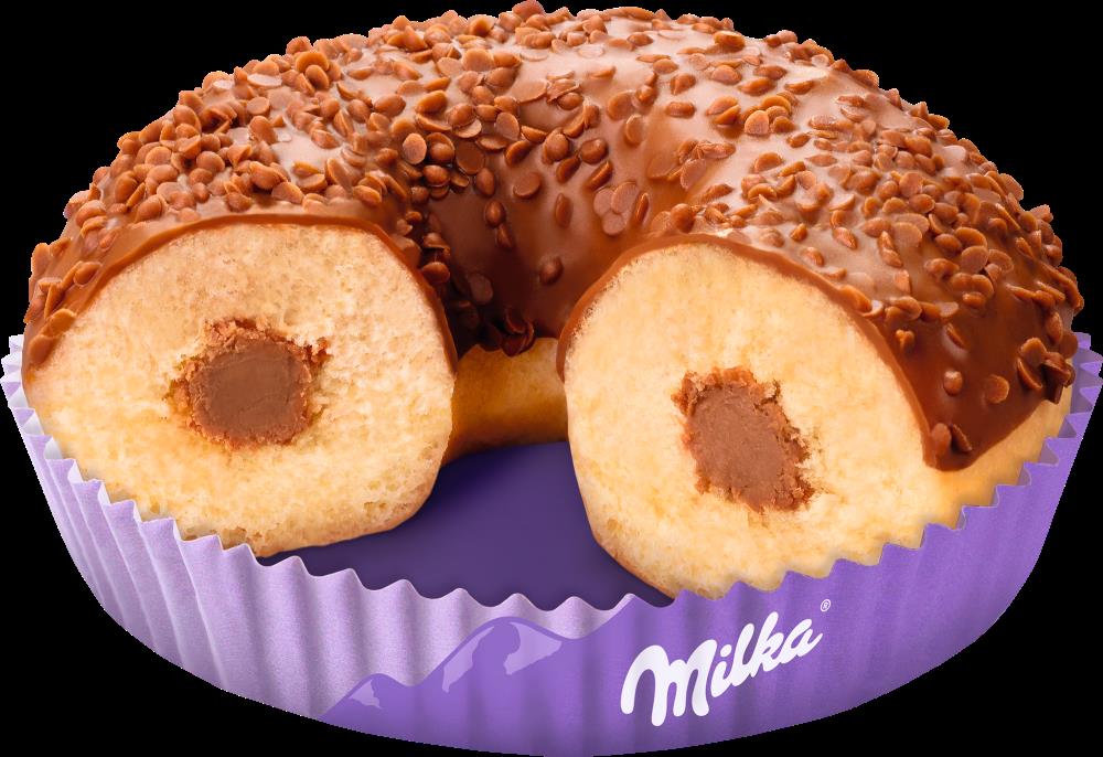 ❄️B & B 2293 DONUT FILLED WITH CHOCOLATE MILKA MILKA 48 X 65GR
