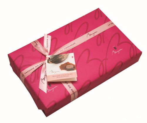 BRUYERRE BOX TYPE 200GR GARNISHED EVENT PACKAGING FUCHSIA 12X200GR