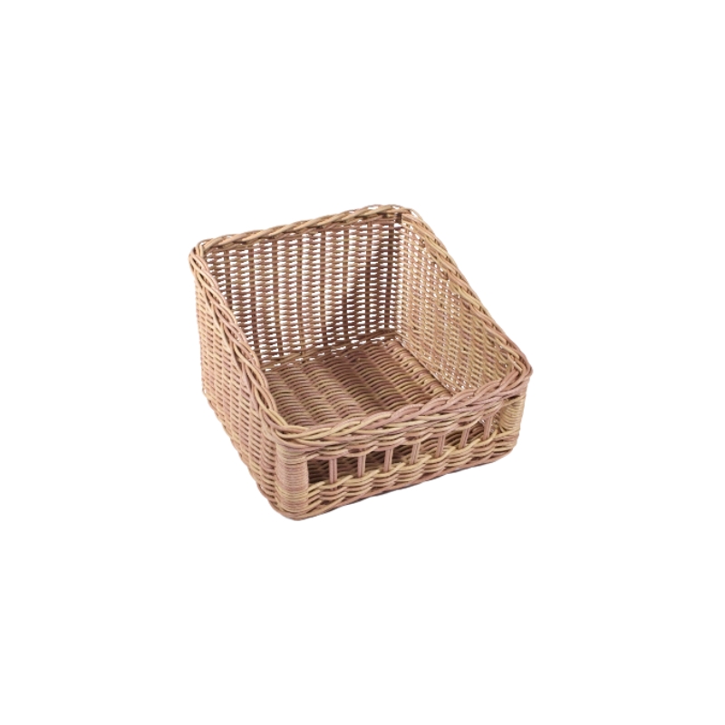 +PANIER COMPOSITE COLORIS NATUREL38CMX40XH/26CM ET 15CM AVANT