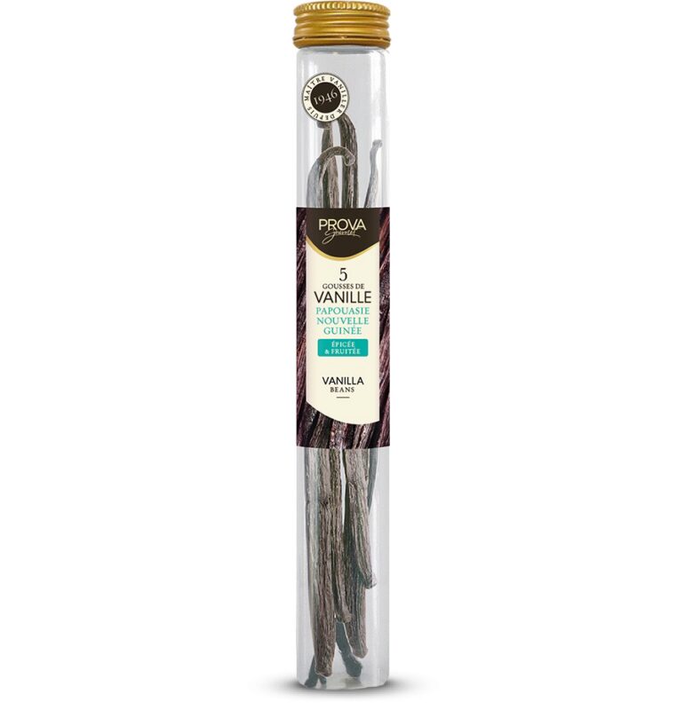 VANILLEPULZEN PAPUA-NIEUW-GUINEA 5 STUKS