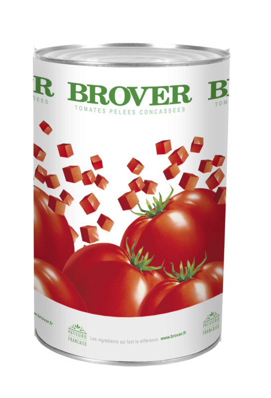 FIJNGEMAAKTE GEPELDE TOMATEN BROVER 5L