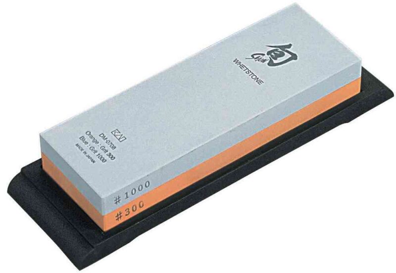 KAI SHUN PIERRE WHETSTHONE GR.  300/1000 - DAMASK - DM-0708