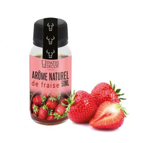 NATUURLIJKE AROMA AARDBEIEN 50ML=POT