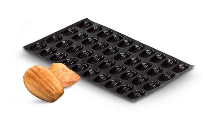 FP-01511 FLEXIPAN® ORIGINE MADELEINE 60X40CM 40EMP 7,8X4,7CM H1,9CM VOL 35ML