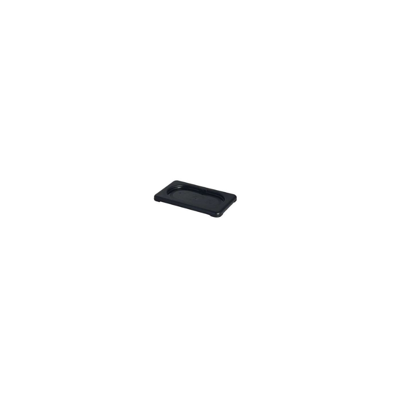 DEKSEL GN1/9 ZWARTE POLYPROPYLEEN HACCP-40+80° GASTROPLUS