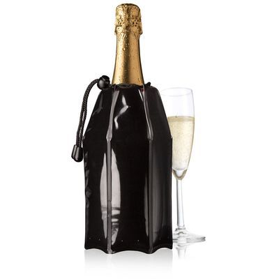 VACU VIN CHAMPAGNE ICE COOLER BLACK