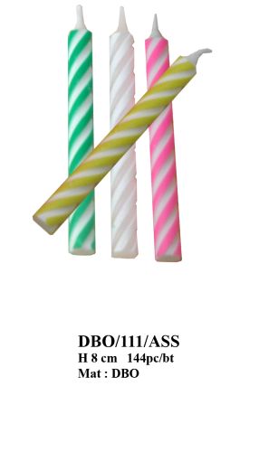 10 JAAR KAARSEN ASSORTIMENT 144 STUKS