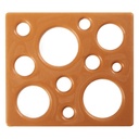 15727 ZIJKANT CARAMEL MET GAATJES 9X8CM 40PCES ***OP/ORDER***