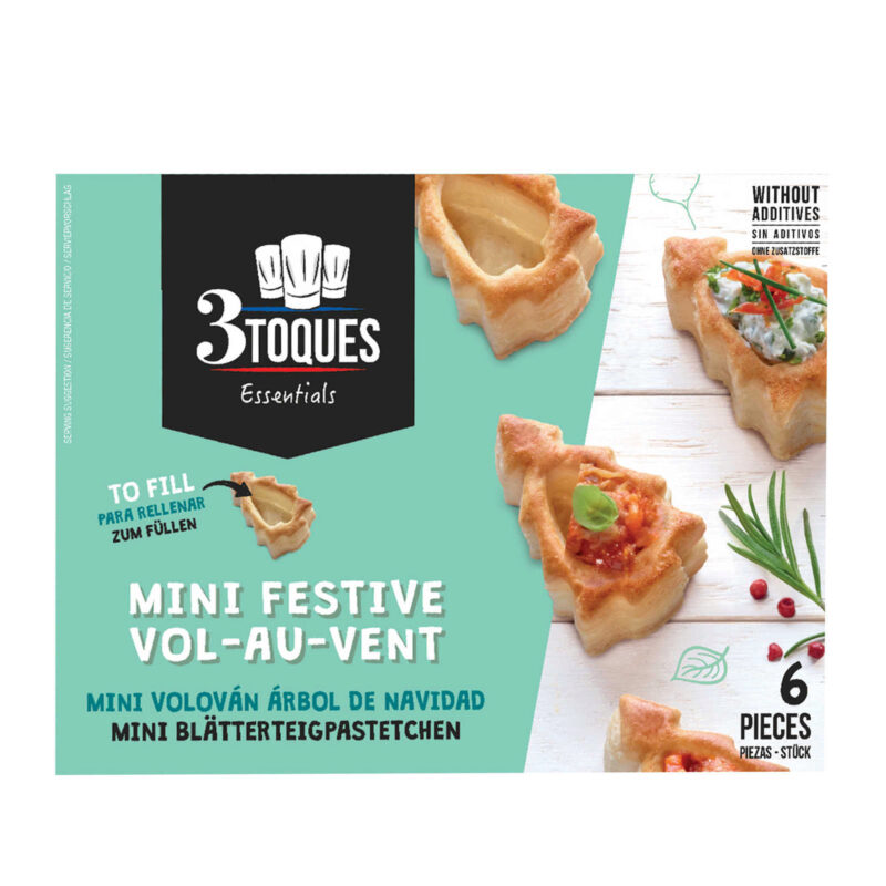 3TOQUES Mini bouchées mini kerstboom 6 st.