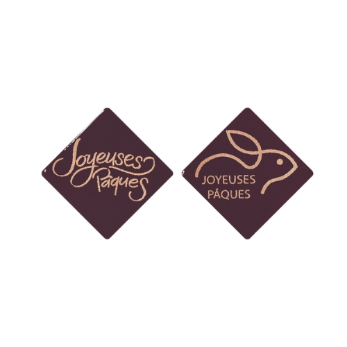 088087 PCB SQUARES CN CALLIGRAPHY 2 DESIGNS 2CM 176PCS ***S/CDE***