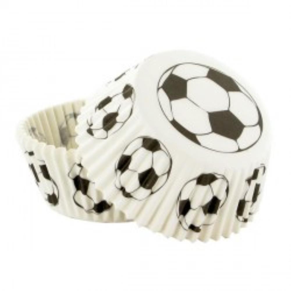CAISSETTE CUPCAKE FOOTBALL 50 PCES 
