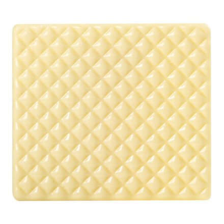 2015823 EMBOUT BUCHE RELIEF MATELASSE CHOCOLAT BLANC9X8CM 40 PIÈCES