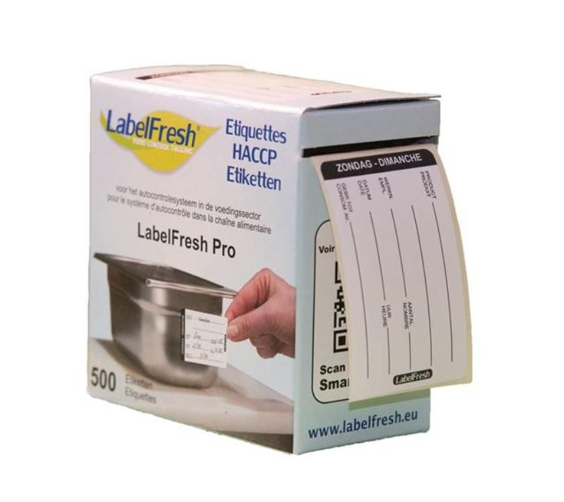 LABELFRESH *PRO* 500 ETIQUETTES 70X45MM  "DIMANCHE"