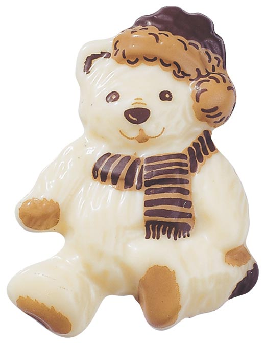 045717 PCB TEDDY BEAR CB WHITE 5.53X4.12 CM 90PCES ***S/CD***