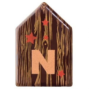 065185 PCB ETIQUETTES CN NOËL 4X2,7 CM 72PCES ***S/CD***