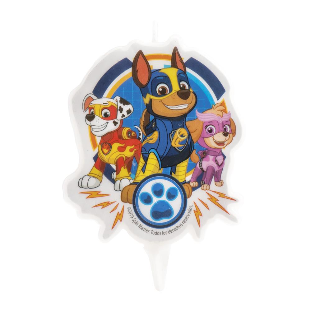 PAW PATROL 2D CANDLE 7.5CM